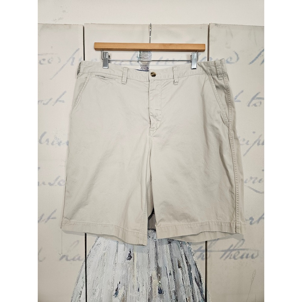 Polo Ralph Lauren Shorts 35 Tan Khaki‎ Relaxed Fit Chino Cotton Mens Casual